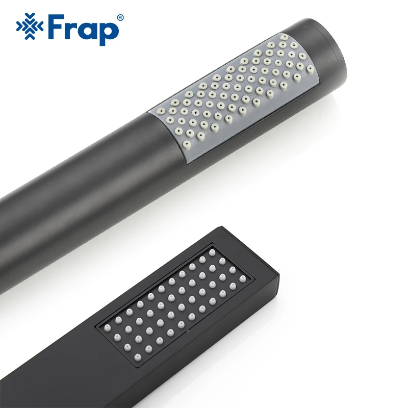 Черный смеситель для душа FRAP набор из латуни с дождевой насадкой смесители ванны