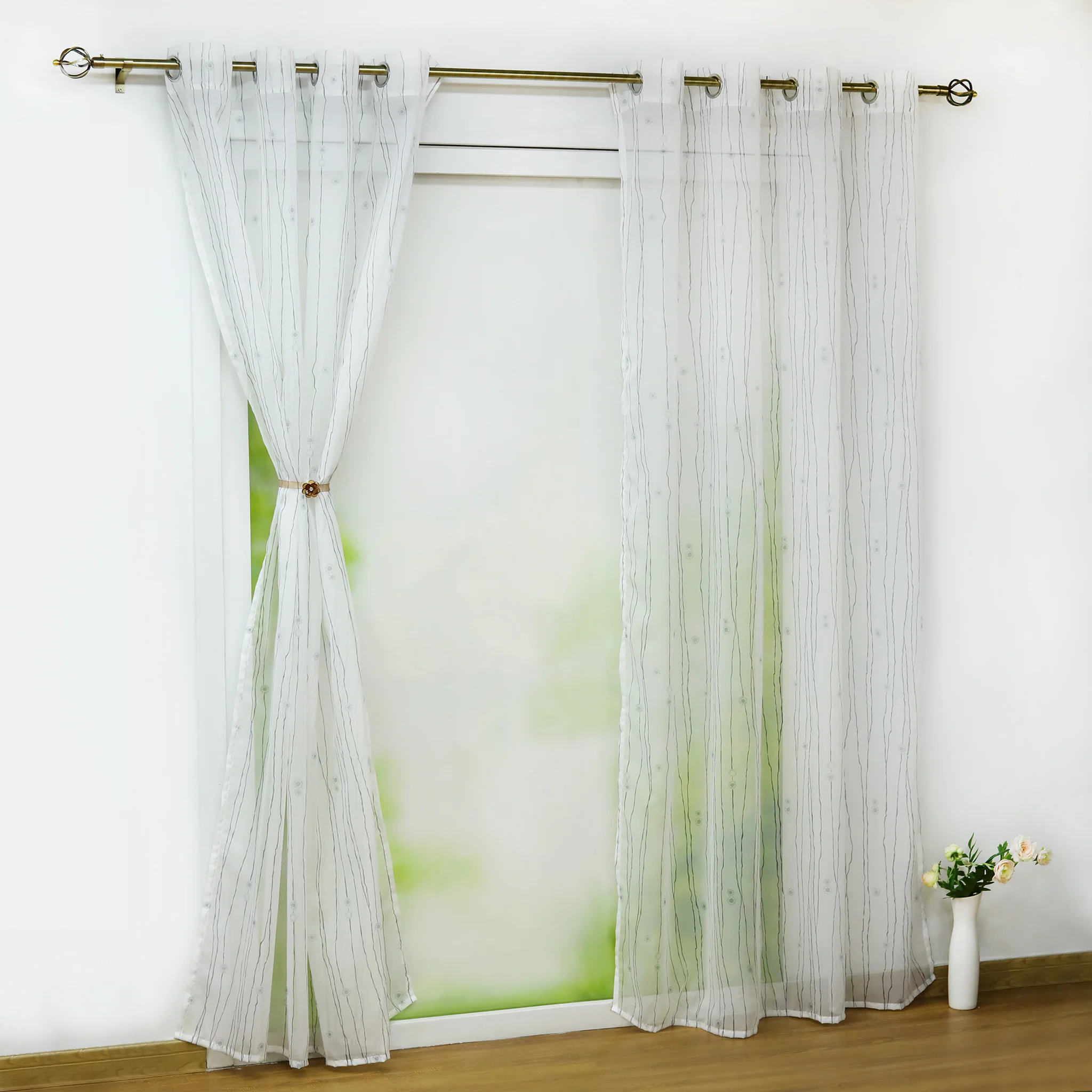 Тюль занавески в полоску современный стиль Высокое качество Модный дизайн вуаль