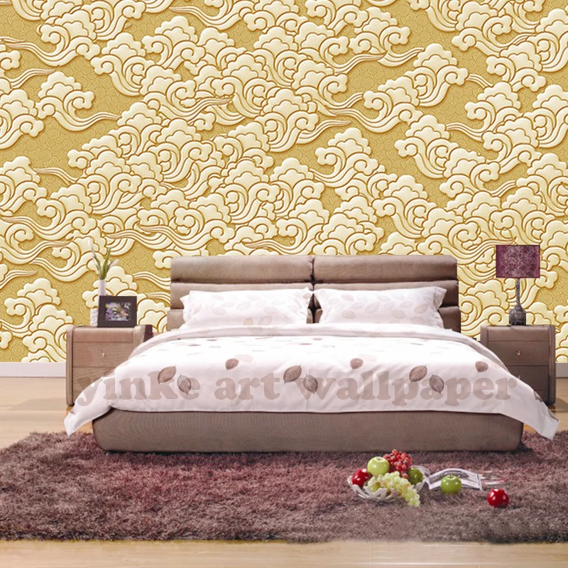 Пользовательские 3d классические рельефные обои для гостиной спальни настенная