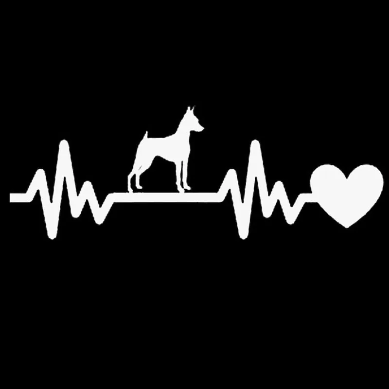Виниловая наклейка Pinscher с собакой 19*6 8 см|accessories panda|accessories tableaccessories dell |