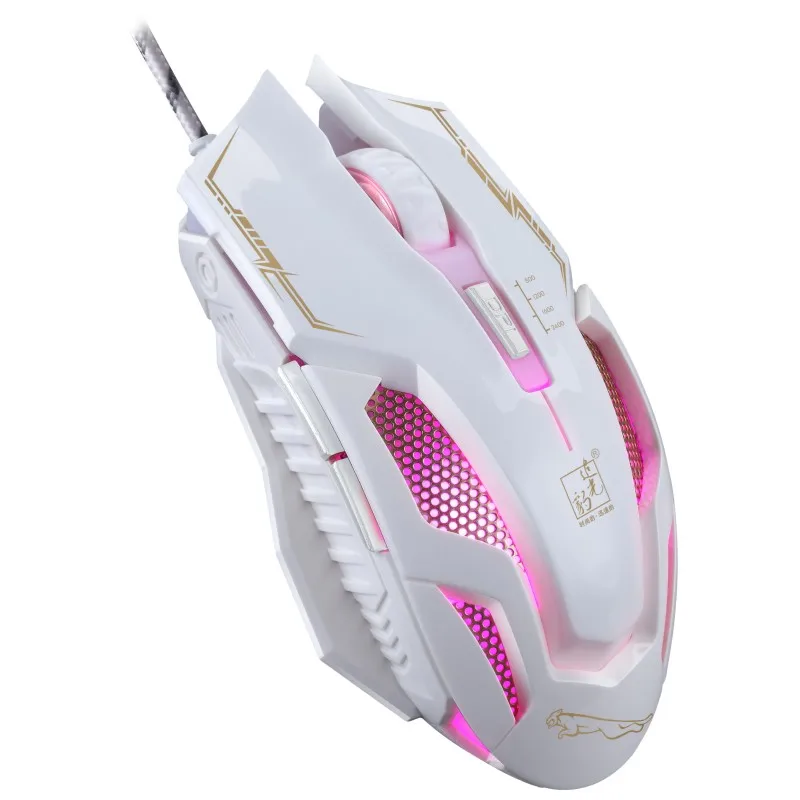 

Wired Optical Gaming Mouse 2400dpi Rechargeable Mice Ergonomic For PC Laptop Computer LED Backlit gamer mouse