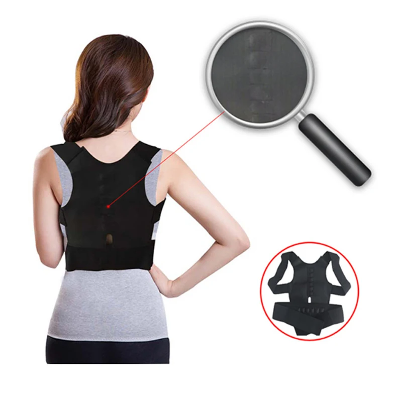 Регулируемый Корректор осанки для спины взрослых Спортивная безопасность