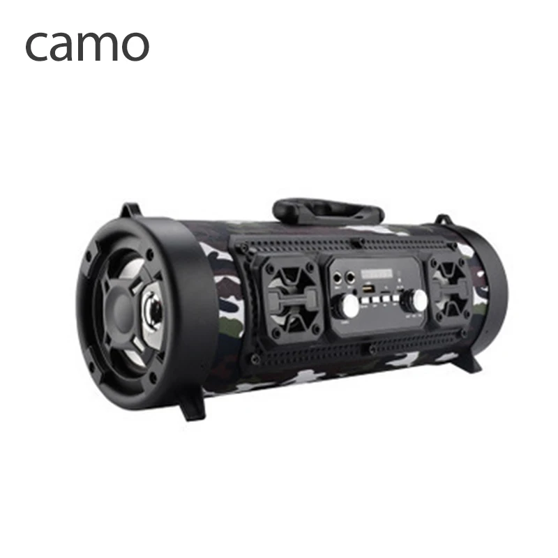 Camo Hifi портативный Bluetooth динамик fm-радио движение K tv 3D звуковой блок беспроводной объемный ТВ звуковая панель 10 Вт сабвуфер наружный динамик - Цвет: Camo