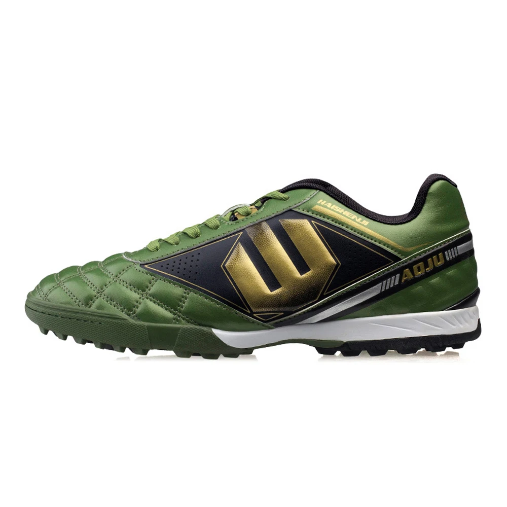 Olive Green TF AOJU, профессиональные футбольные бутсы, футбольная обувь для мужчин и женщин, уличные TF футбольные бутсы для дерна, ботинки для взрослых, спортивные кроссовки - Цвет: Olive Green TF