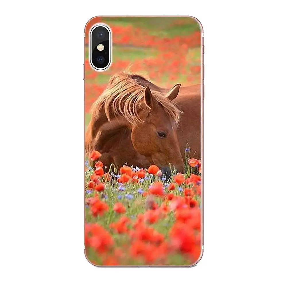 Отличные Красивые лошади беговые мягкие Новое поступление для Galaxy J1 J2 J3 J330 J4 J5 J6 J7