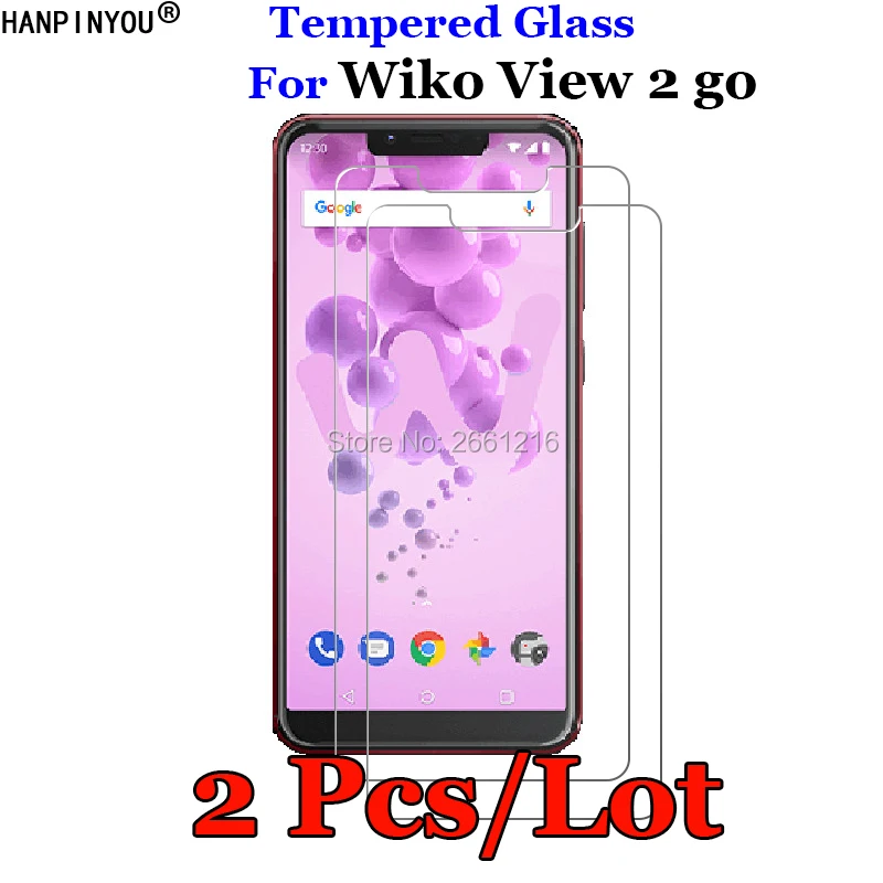 2 шт./лот для Wiko View2 Go закаленное стекло 9H 2.5D Премиум Защитная пленка View 5