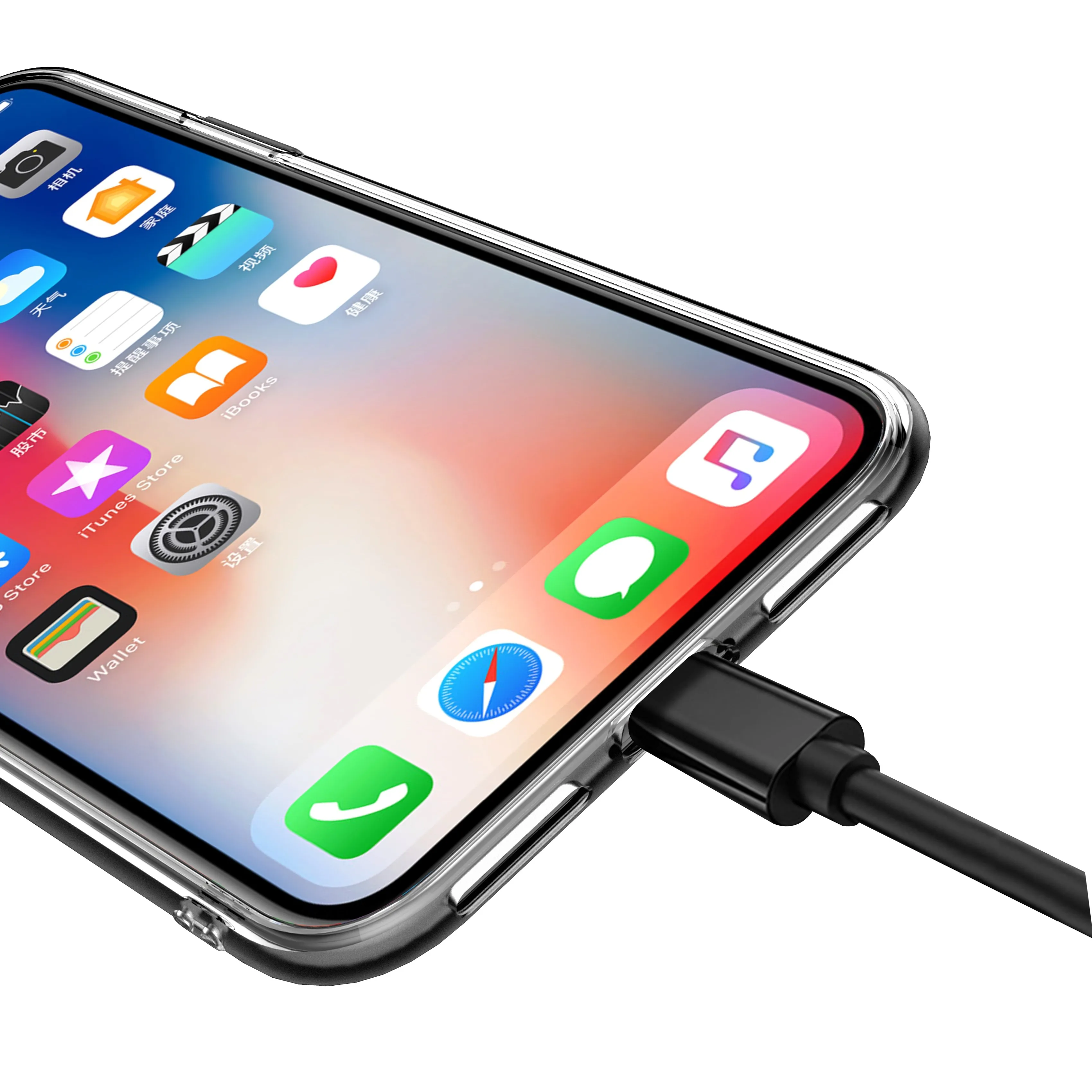 Ultra Thin Transparent Phone Case For iPhone XS MAX XR X 8 7 6 6S Plus Car Magnetic Cases Finger Ring Holder Cover Coque |