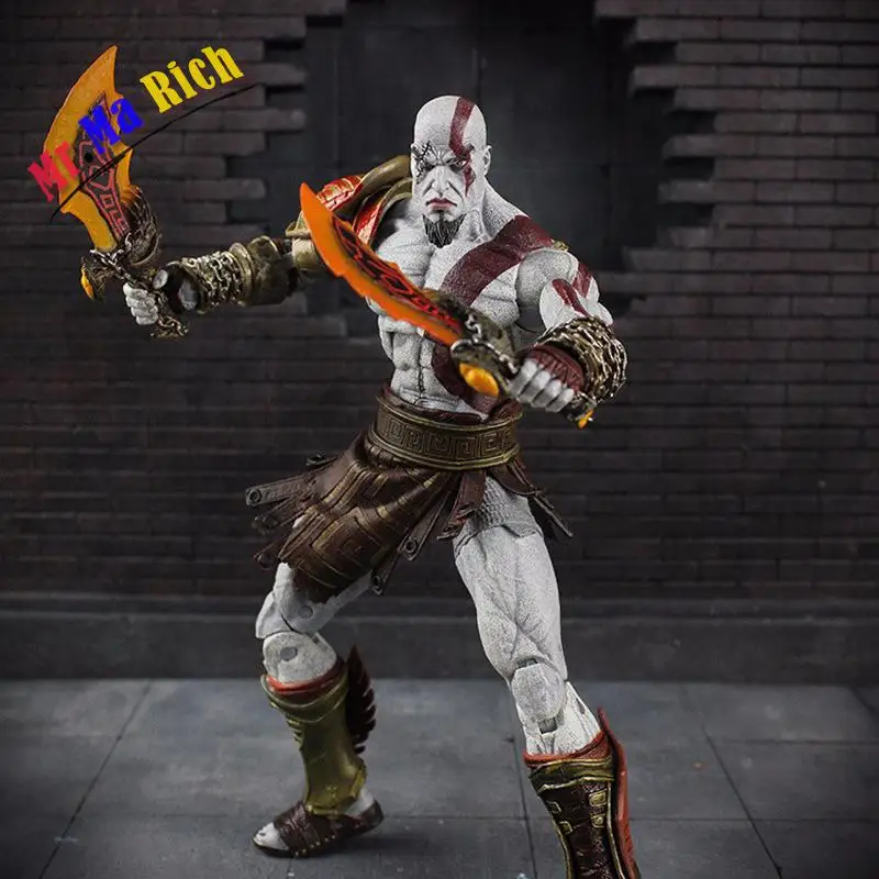 God Of War 3 Ghost Sparta Kratos экшн ПВХ фигурка Da Collezione модель игрушки Spedizione Gratuita 18 см |