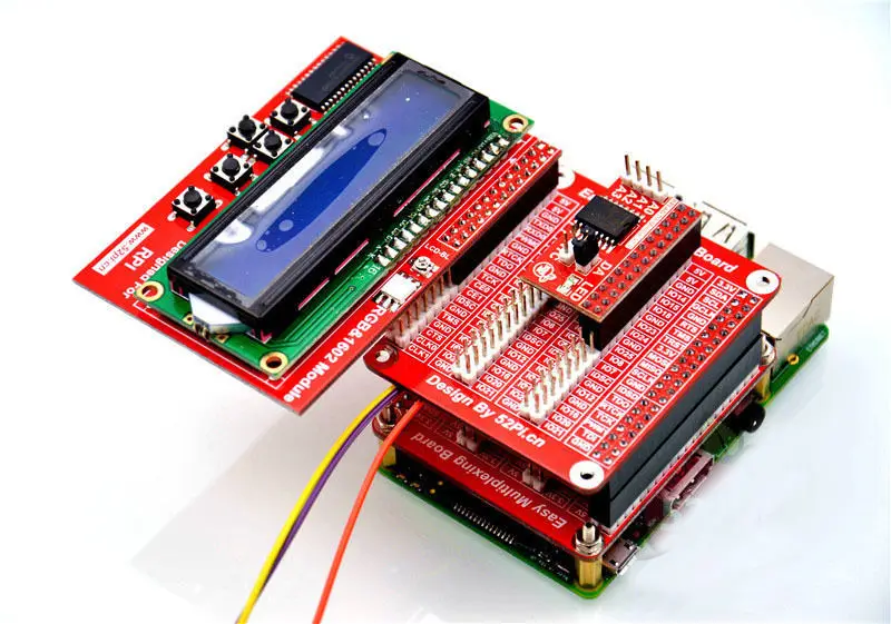 Raspberry Pi 2 model B/B + Тройная Плата расширения мультиплексора GPIO | Электронные
