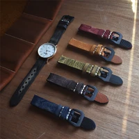 handmade cow leather vintage watch strap belts replacement watchband 18mm 20mm 22mm 24mm for men women wristband kzv07