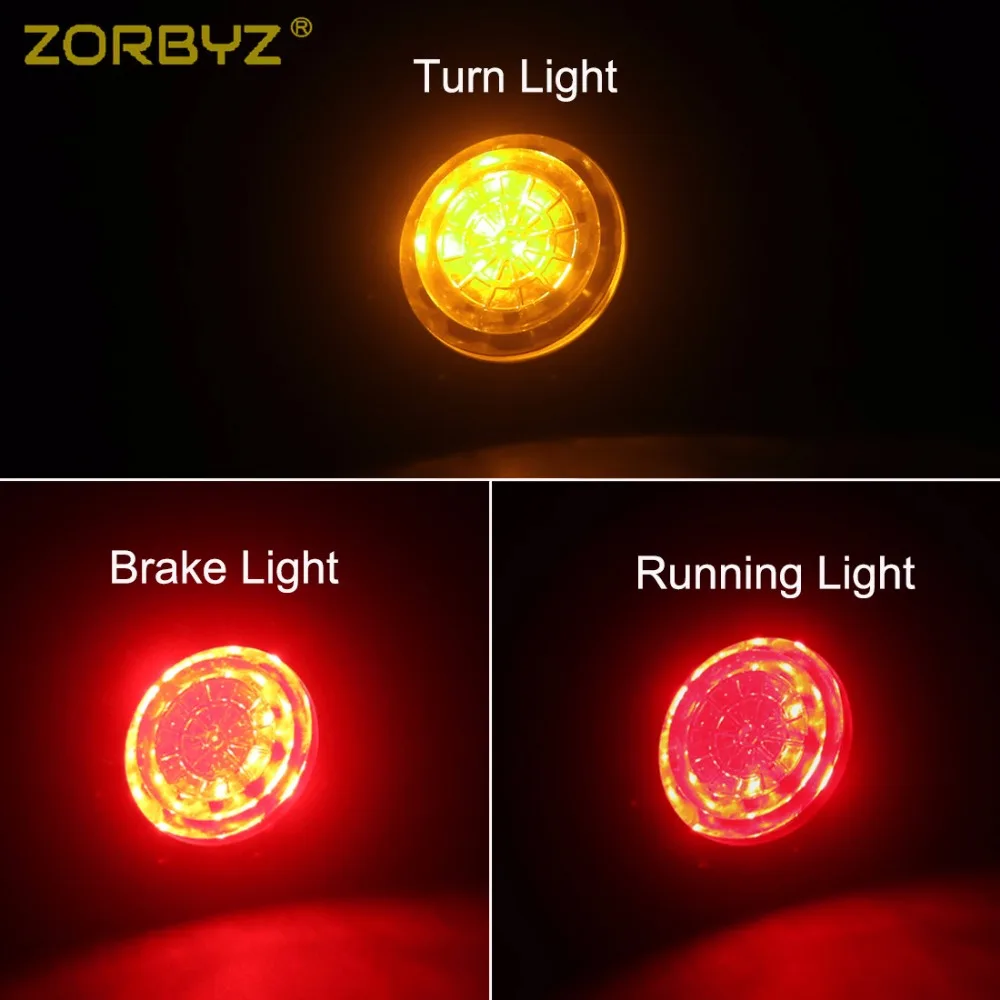 Мотоциклетный светодиодный светильник ZORBYZ мигающий стоп сигнал указатель