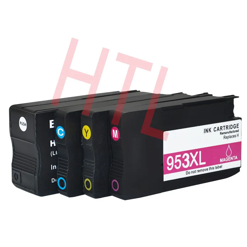 4PK совместимый чернильный картридж 953 953XL для принтера HP pro 7740 8210 8218 8710 8715 8718 8719 8720