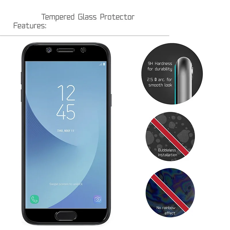Закаленное стекло с полным покрытием для Samsung Galaxy J2 Prime G532F защитная пленка на Grand