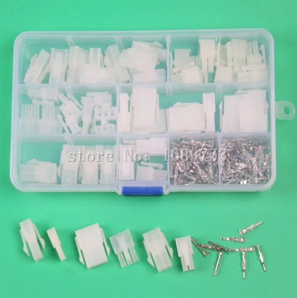 

25 sets 2pin 3p 4 pin 4.2mm Pitch Terminal / Housing / Pin Header Connector Wire Connectors Adaptor 5557 5559-2P Kits