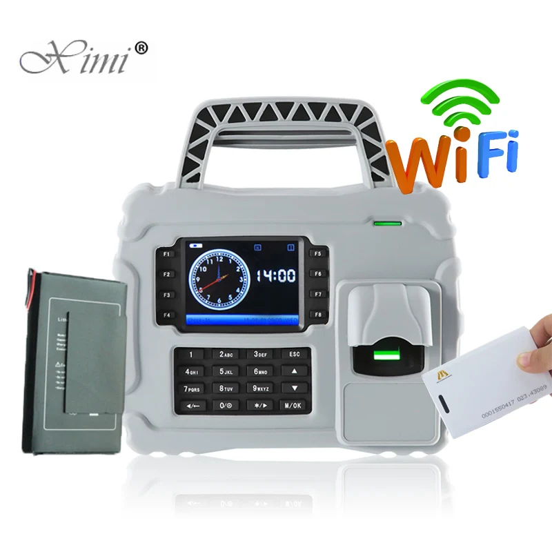 Водонепроницаемый пылезащитный стойкий к ударам ZK S922 TCP/IP WIFI отпечаток пальца