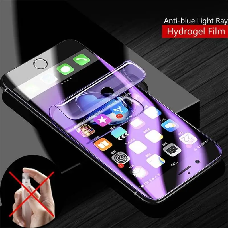 Чехол с полным покрытием для iPhone 11 Pro Max XS max XR 8 Plus 6 6S защитой от синего света мягкая