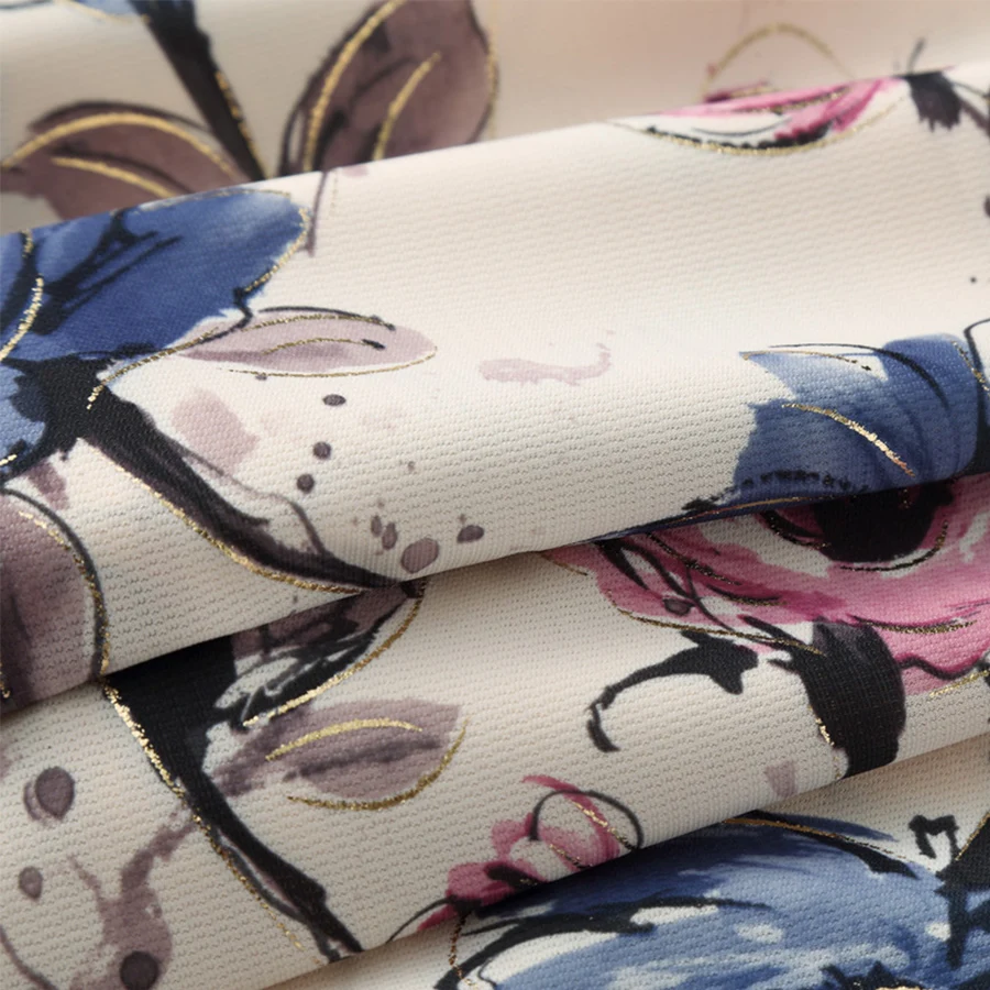 Мужская рубашка с коротким рукавом A54 Повседневная цветочным принтом в китайском