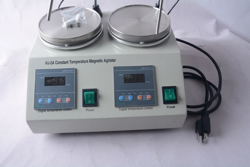 

2 Units Heads Multi unit Digital Thermostatic Magnetic Stirrer Hotplate mixer