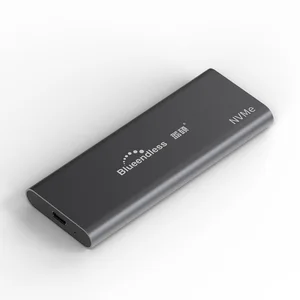 Blueendless PCle NVME M.2 портативный ssd жесткий диск, чехлы type c usb 3,0 msata жесткий диск Корпус черный алюминиевый hdd caddy