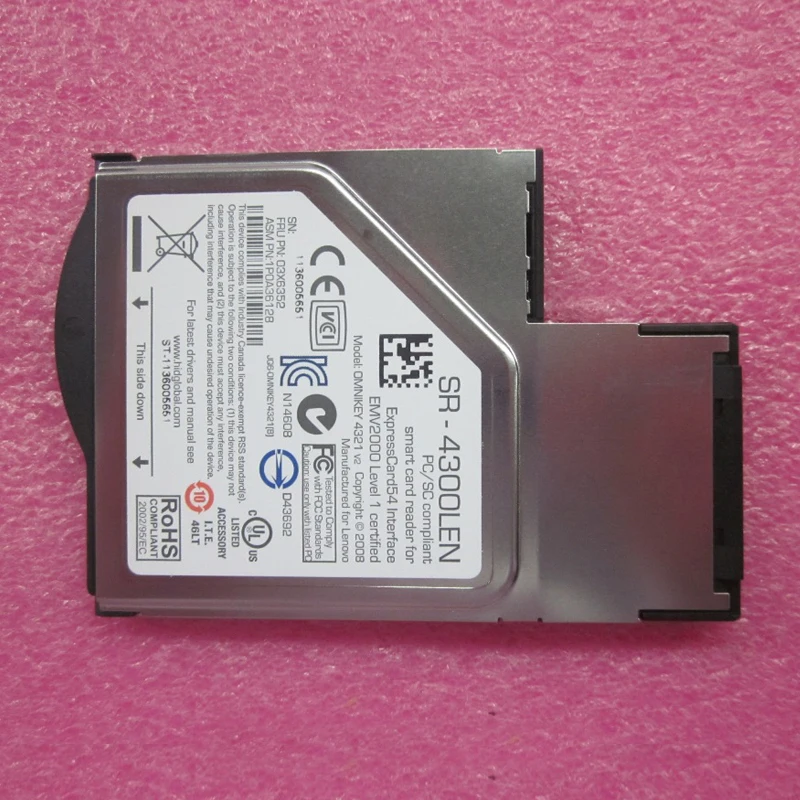 Оригинальный считыватель смарт карт Cherry для Lenovo Thinkpad T500 Series FRU 03x6352|reader| |