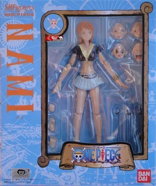 100% оригинальная BANDAI Tamashii Nation S.H. Фигурка (SHF) Nami из ONE PIECE|bandai figure|bandai animefigure types |