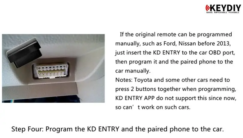KEYDIY KD OBD вход для смартфонов в автомобиль пульты вход без провода не требуется английская версия