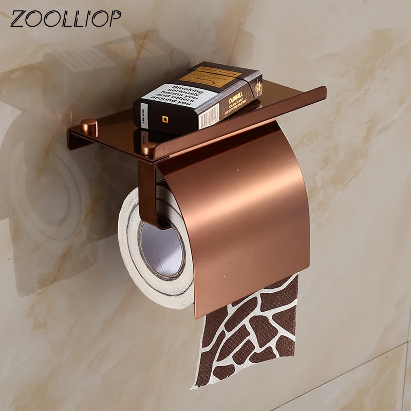 Держатель для туалетной бумаги из нержавеющей стали 4 цвета|Держатели бумаги| |