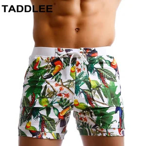 Бренд Taddlee, мужские купальники, пляжные шорты, боксеры, морские повседневные шорты, быстросохнущие шорты с карманами для геев