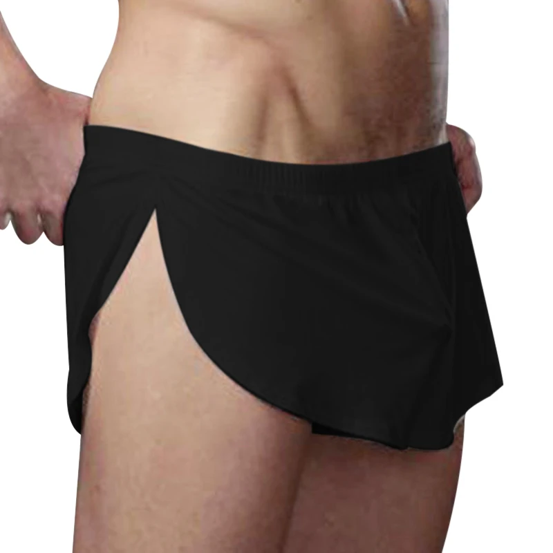Мужские брендовые шорты-боксеры нижнее белье из модала мягкие свободные