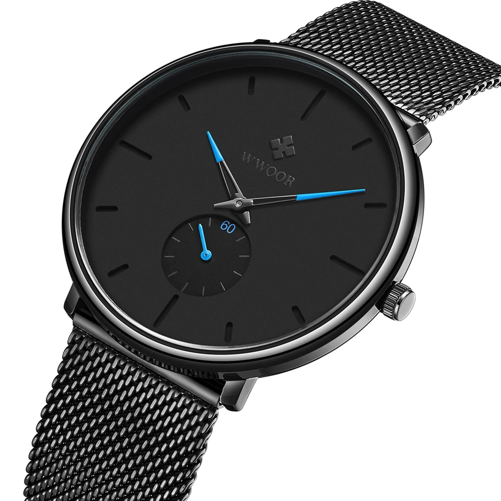 

Hot sell Mens Sports Watches Top Brand Luxury Ultra Thin Casual Waterproof Watch Quartz Full Steel Men Watch Relogio Masculino T