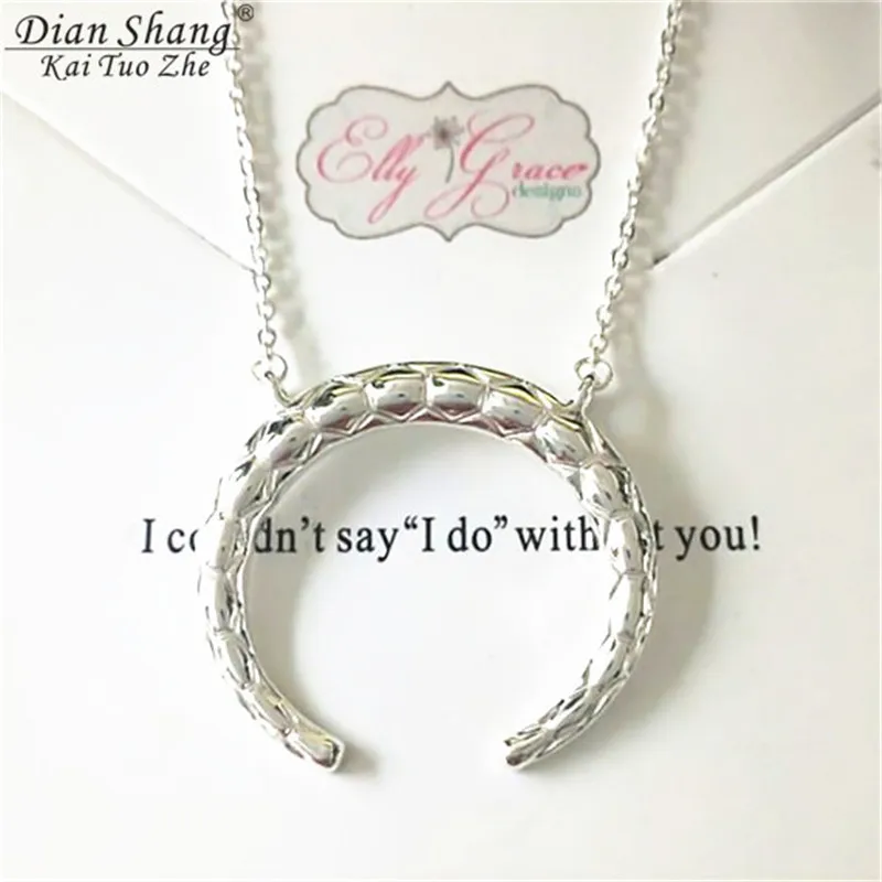 Оптовая продажа 10 шт. винтажные подвески в виде полумесяца рога быка ювелирные