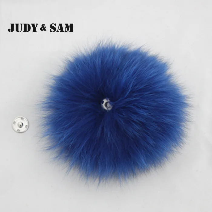 Пушистый помпон из натурального меха лисы 16 цветов меховой шар для брелка