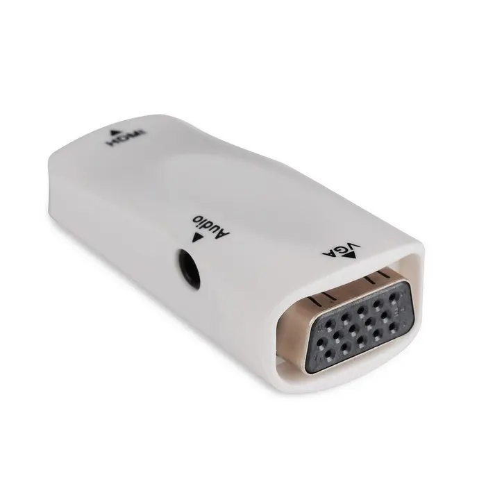 Адаптер HDMI с внутренней резьбой на выход VGA аудио для ПК Macbook проектора и монитора