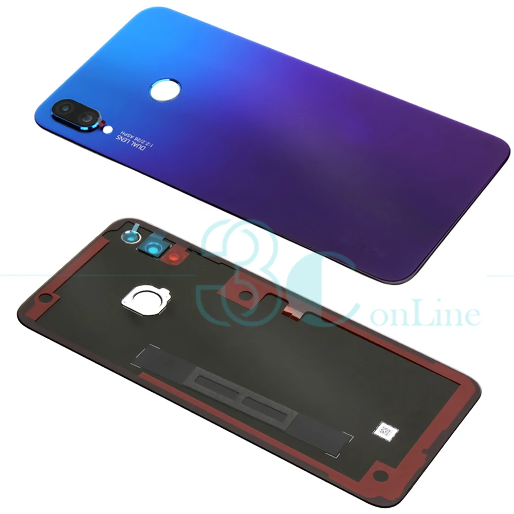 Оригинальный чехол для Huawei P Smart Plus задняя крышка аккумулятора стеклянный корпус