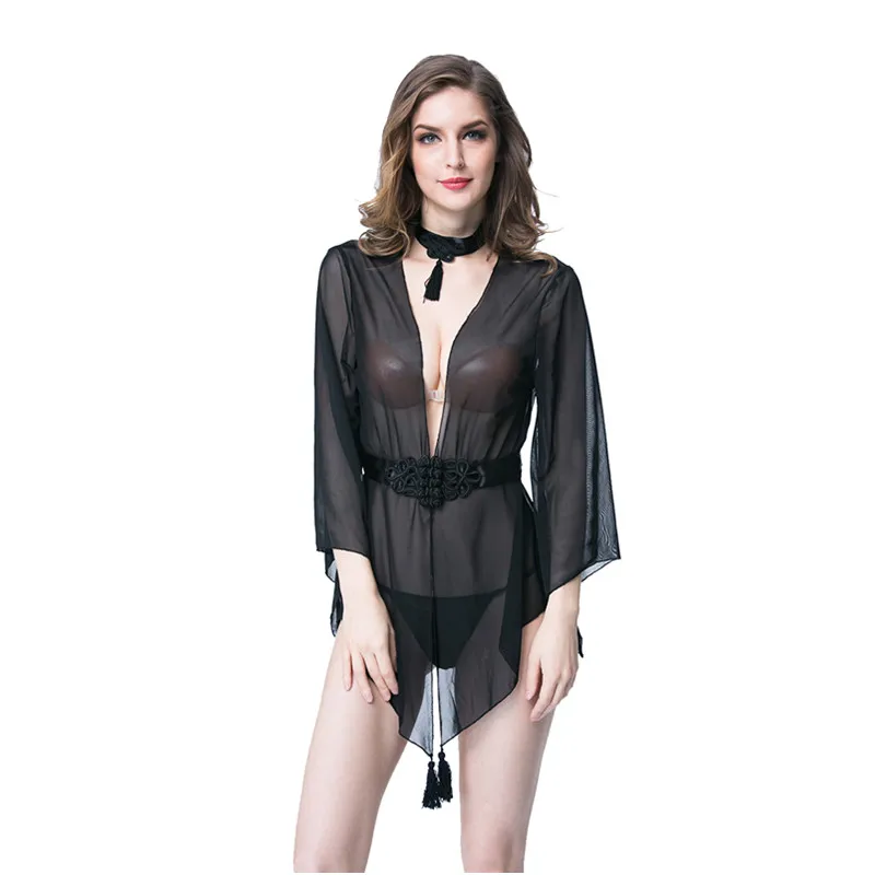 Пикантные с сеткой перспектива взрослых костюм для сна стринги сексуальное