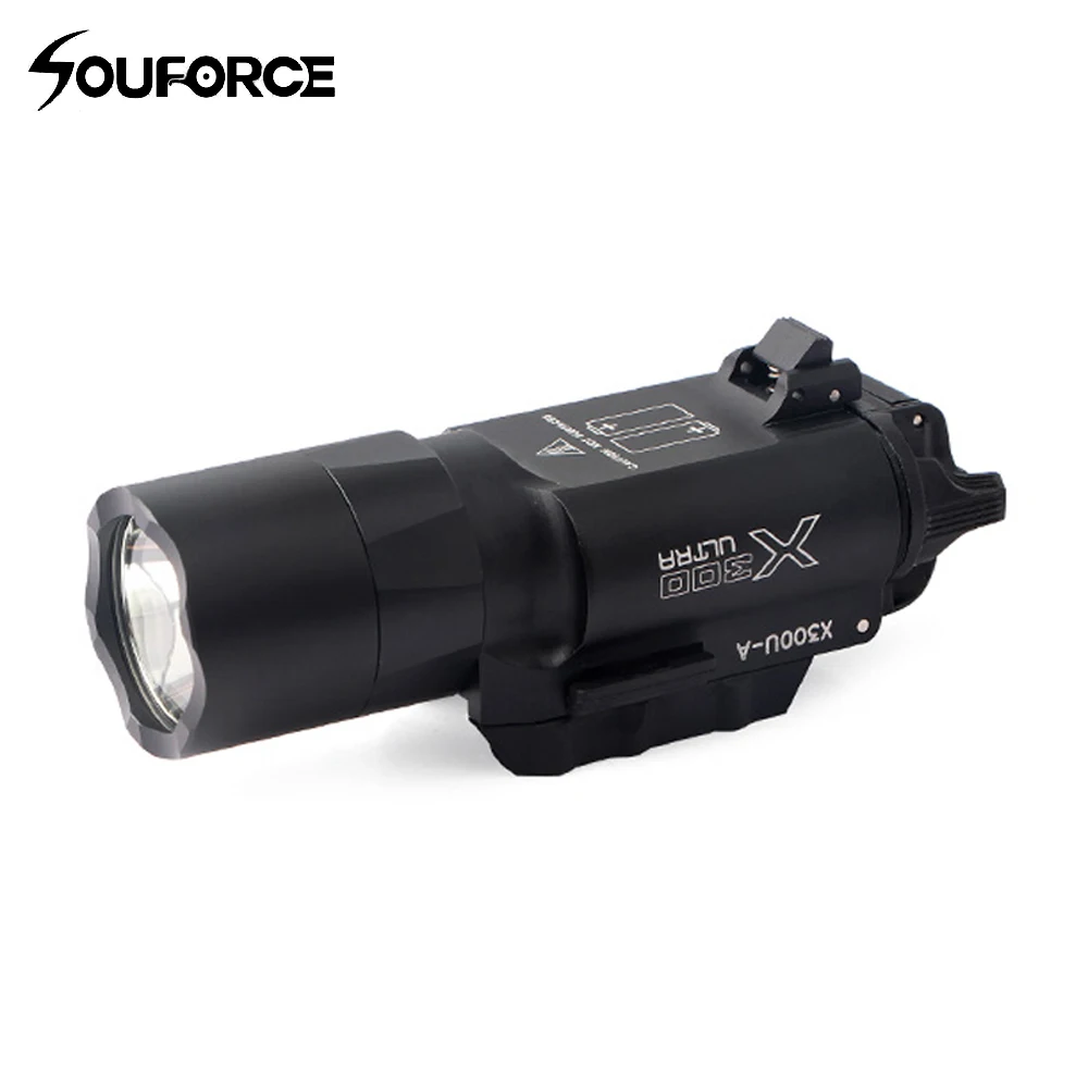 Lumens Brilhante Poderoso X300u Ultra Led Lanterna Caber 20 mm Picatinny Ferroviário para Caça Rifle Tático us de 600