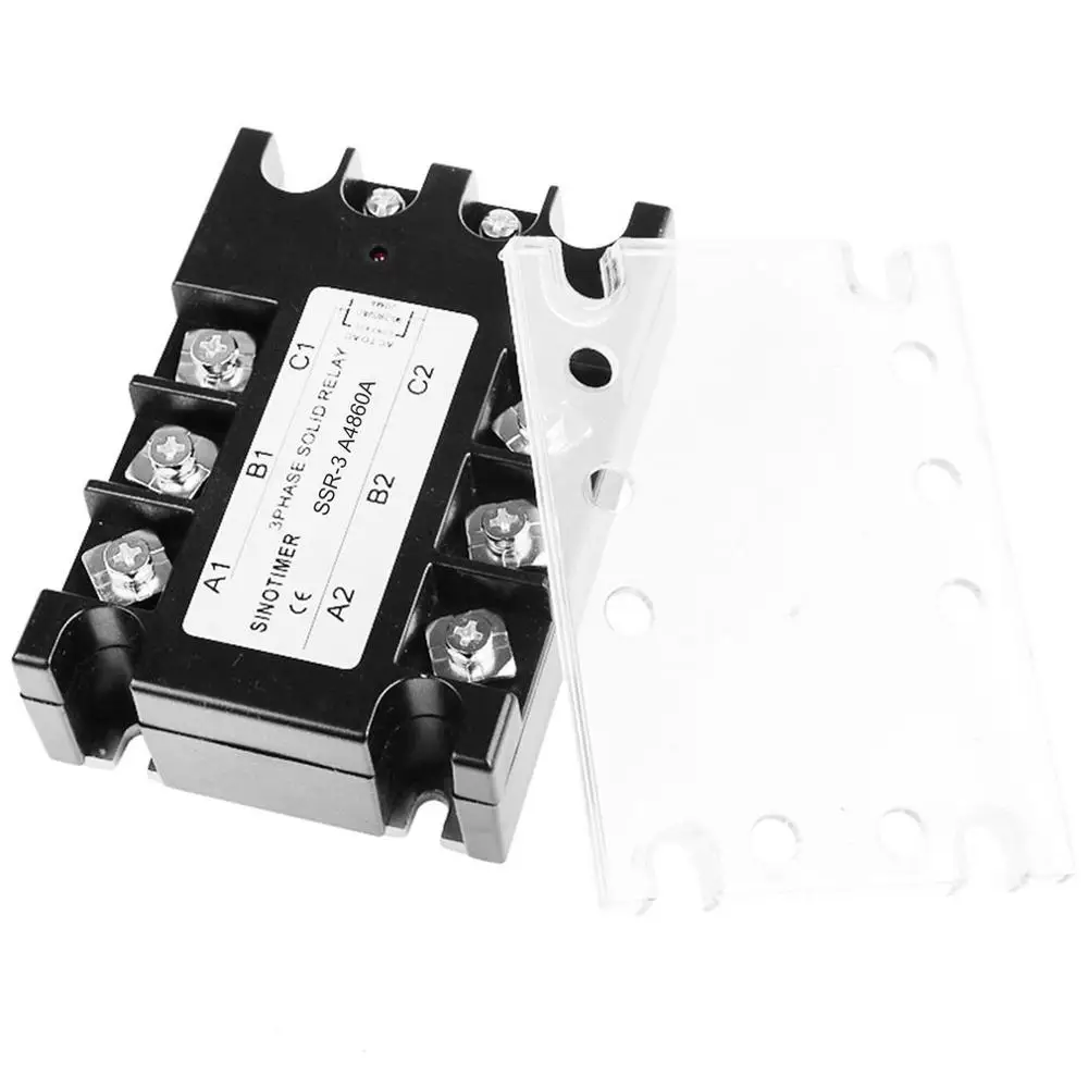 Твердотельное реле AC SSR 3A4810A 25A 40A 60A 80A 100A 90 280VAC до 30 480VAC Трехфазная нагрузка для