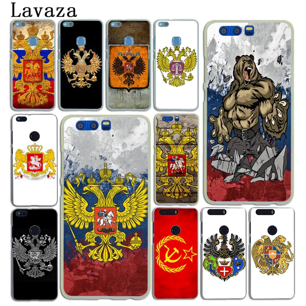 Чехол для телефона с флагом Российской Федерации Lavaza Huawei Y9 Y7 Prime 2019 2018 Honor 20 8A 8X 8 9 9X