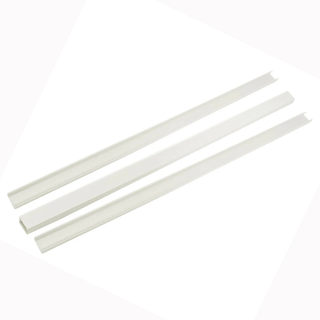 LHLL 3PCS пластик 7/8 &quotx 1/2&quot Кожух воздуховода провода управления кабель Raceway 1 9