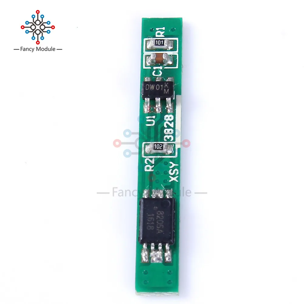 10 шт. 1S 3 7 V 2.5A литиевая батарея Защитная плата BMS PCM PCB полимерный разрядный литий