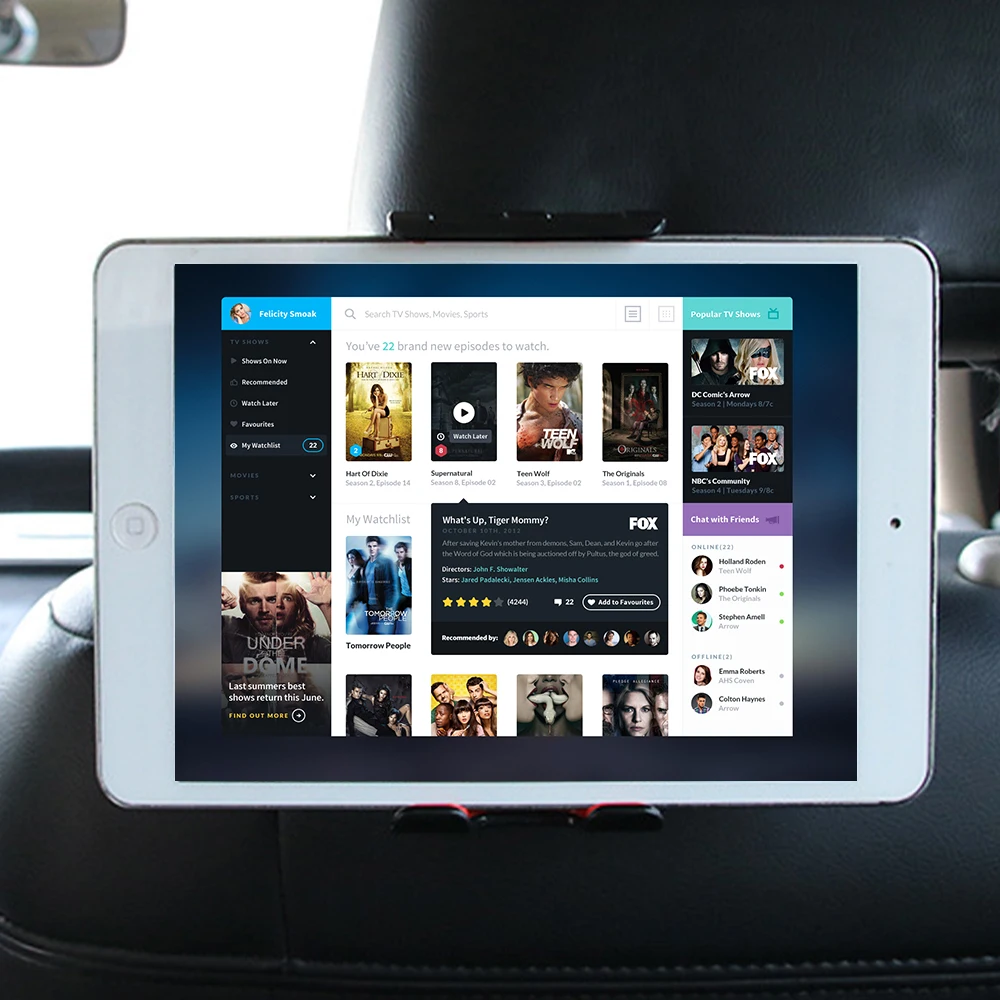 Автомобильный держатель Универсальный подголовник для автомобильного сидения