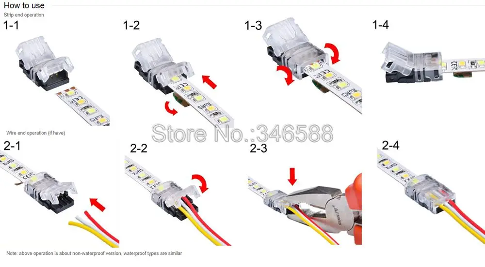 5 шт./лот 2Pin 3Pin 4Pin 5Pin светодиодные ленты Разъем для одного цвета RGB RGBW CCT цвет светодиодные ленты для подключения провода использовать терминалы