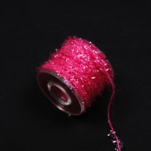 Pink 1pc Wifreo 1 шт. 19 цветов мишура синель материал для завязывания мушек стример Nymph материал для тела/заячье дубляжное волокно - Цвет: Pink 1pc