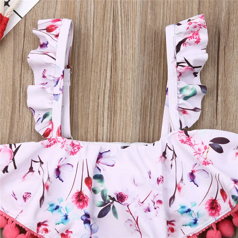 Детский купальный костюм для маленьких девочек Модный комплект бикини с