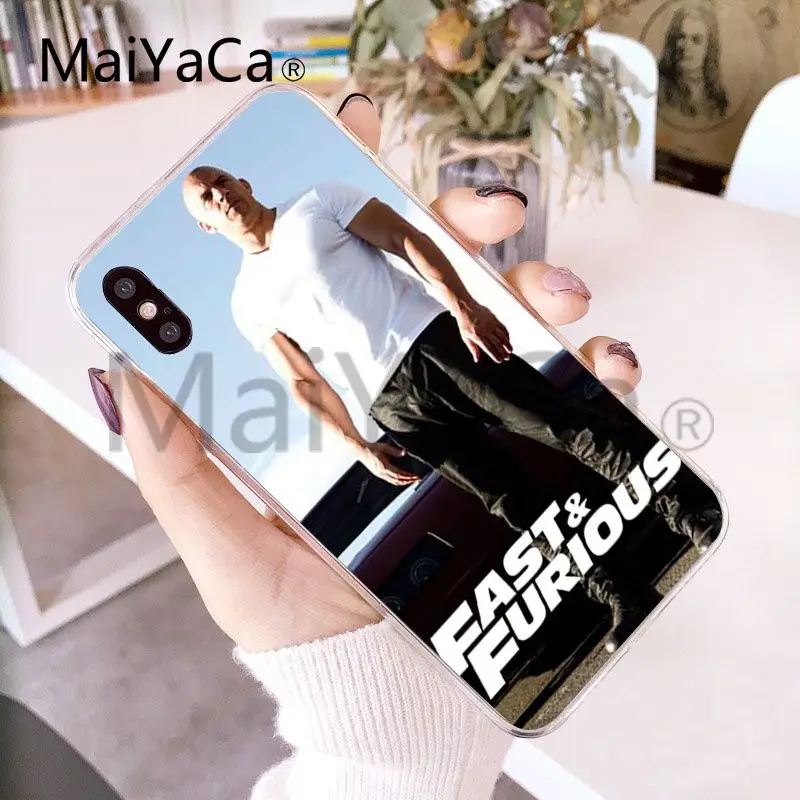 MaiYaCa Пол Уокер Форсаж чехол для телефона чехол для Apple iphone X и 8 8plus 7 7plus 6s 6s Plus XS XR 5c Чехол для мобильного телефона - Цвет: 13