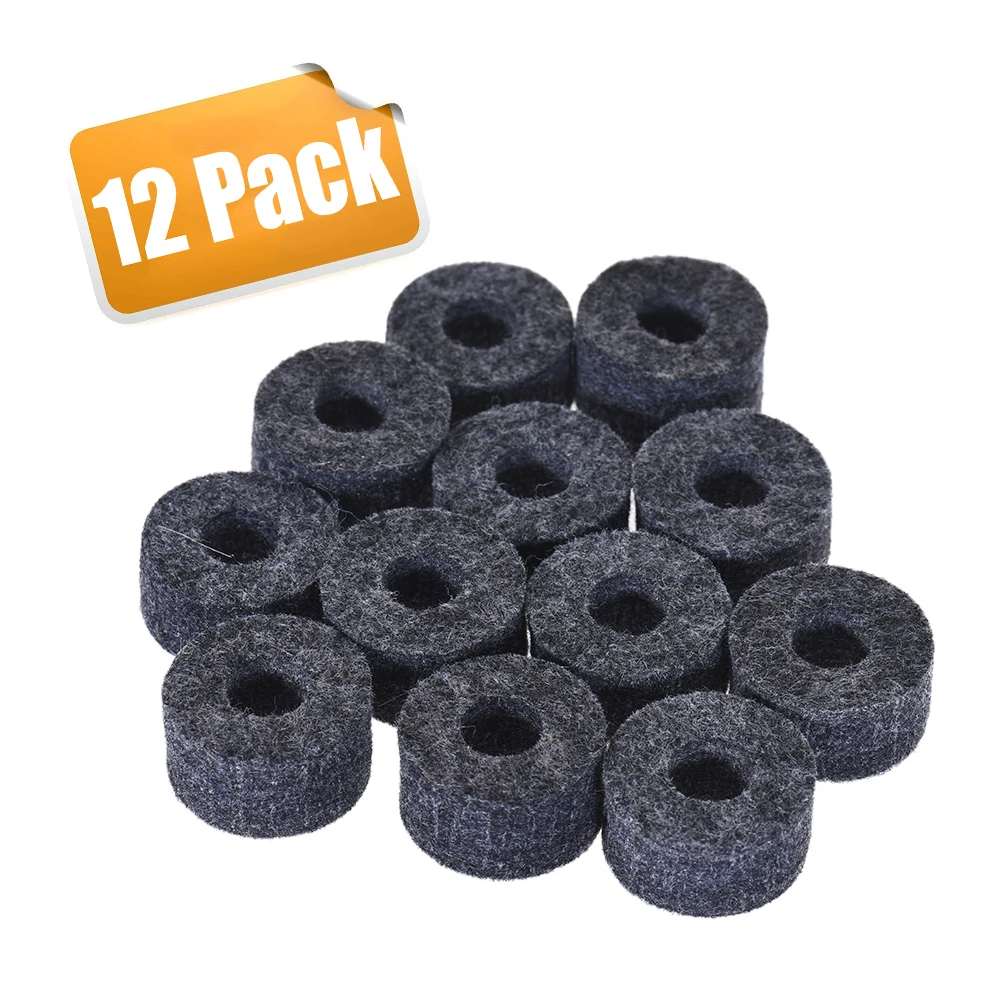 12 шт тарелки Войлок Привет шляпа сцепления ударная установка стойка для тарелок