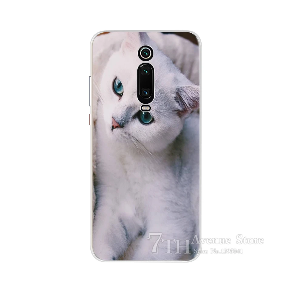 Мягкий силиконовый чехол с милым котом для Xiaomi Mi 9T Pro задняя крышка телефона K20 K 20