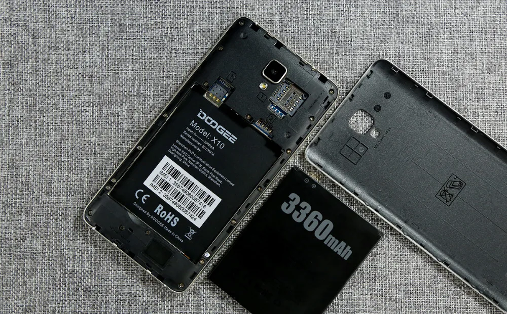 Бесплатная Csae Doogee X10 512 МБ 8 Гб мобильный телефон MTK6570 Dual Core 5 0 дюймов ips 5MP + 2MP Android 6 gps