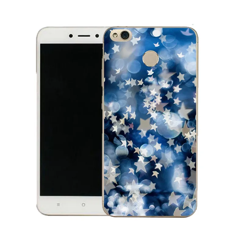 QMSWEI Clear Phone Case For Mi 6 5 5s note3 Redmi note4x 4x 3s 5a 4a note5a Leaf Star Fish Printed Protective Soft Cover |