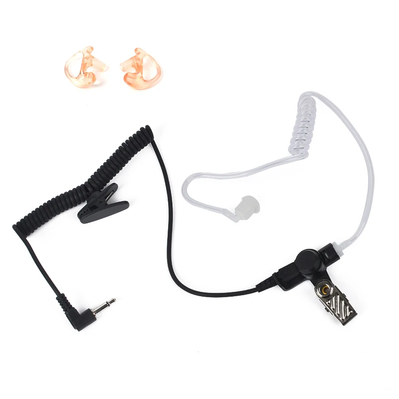Comfortable Transparent Air Tube One Pin 3.5mm Earpiece Listen Only Headset For Motorola Radio with A Pair of Earbuds | Мобильные